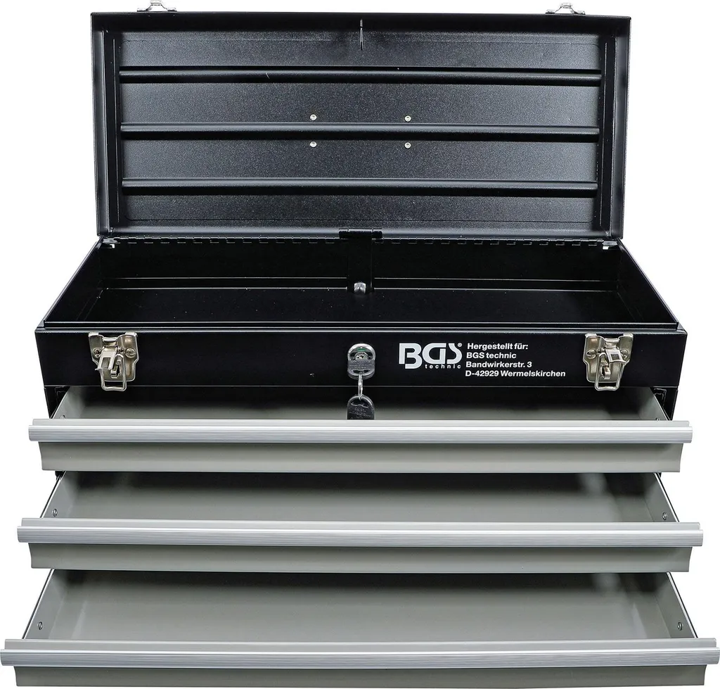 Cassettiera Portautensili BGS 3312 in Acciaio Vuota - Offerta Online - 8