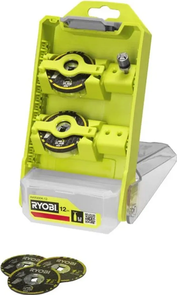 Kit de découpe de précision RYOBI 12 pièces pour bois, métal et PVC