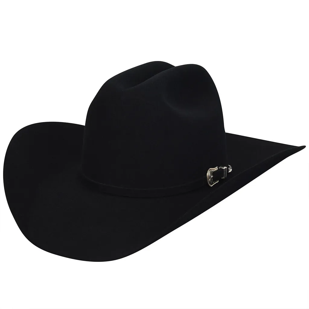 Chapeau de Cowboy Bailey Lightning 4X Classic Western en Feutre Argent