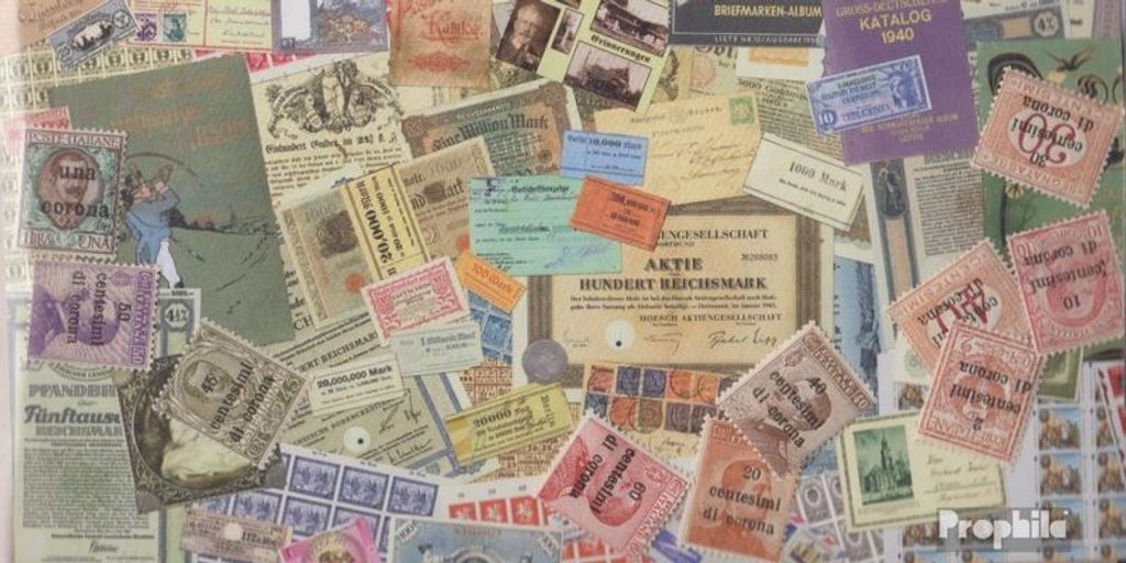 Briefmarken Italien - Besetzung Trentino 15 verschiedene Marken