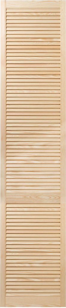 ben+camilla.com offene Lamellentür passend zu IKEA Pax Schrank | natur 229x49,4cm | Massivholz Kiefer