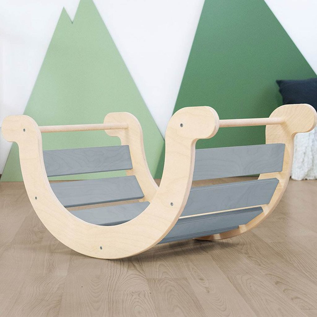 Children's Montessori Balance Swing YUPEE - Grey
