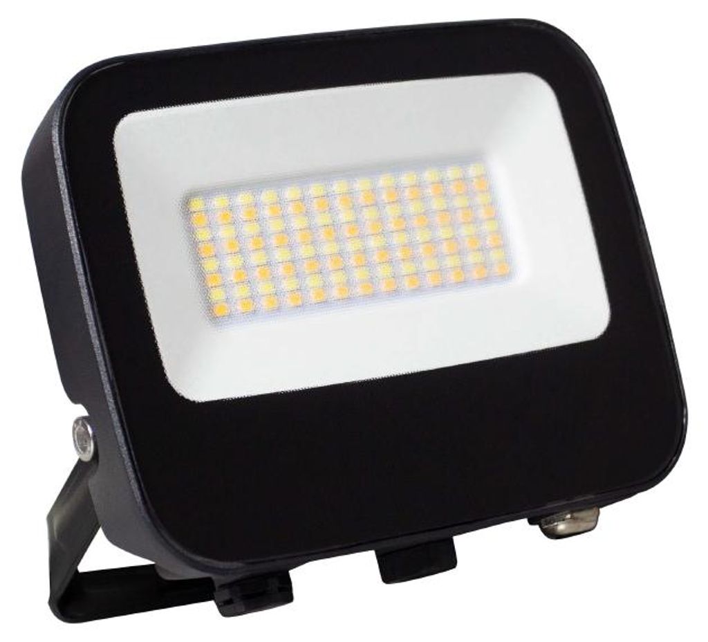 Alcapower LED-Flutlicht PRO 30W CCT, 220-240V, IP66 IK06, Lichtfarbe wählbar 3000K-4000K-6000K, , Aluminium