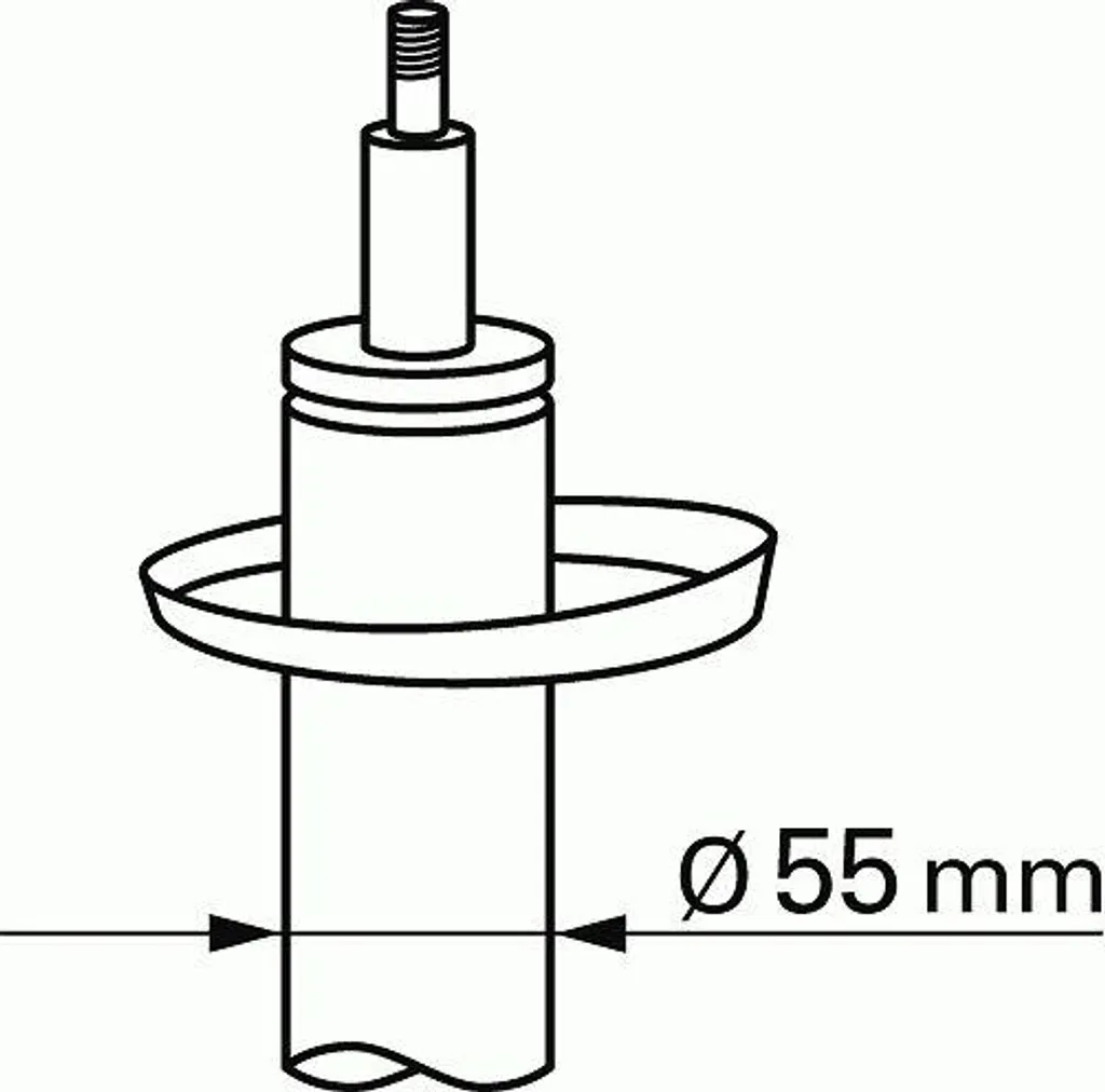 Amortisseur SACHS 310 717 pour rénovation suspension Audi A3 8P