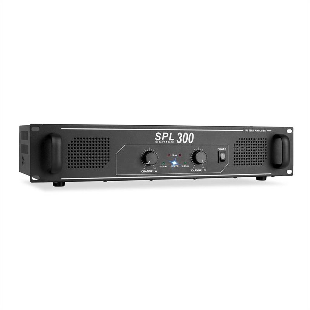 Skytec SPL 300 DJ-PA Audio-Verstärker PA-Endstufe (2x 150W Produktbild 