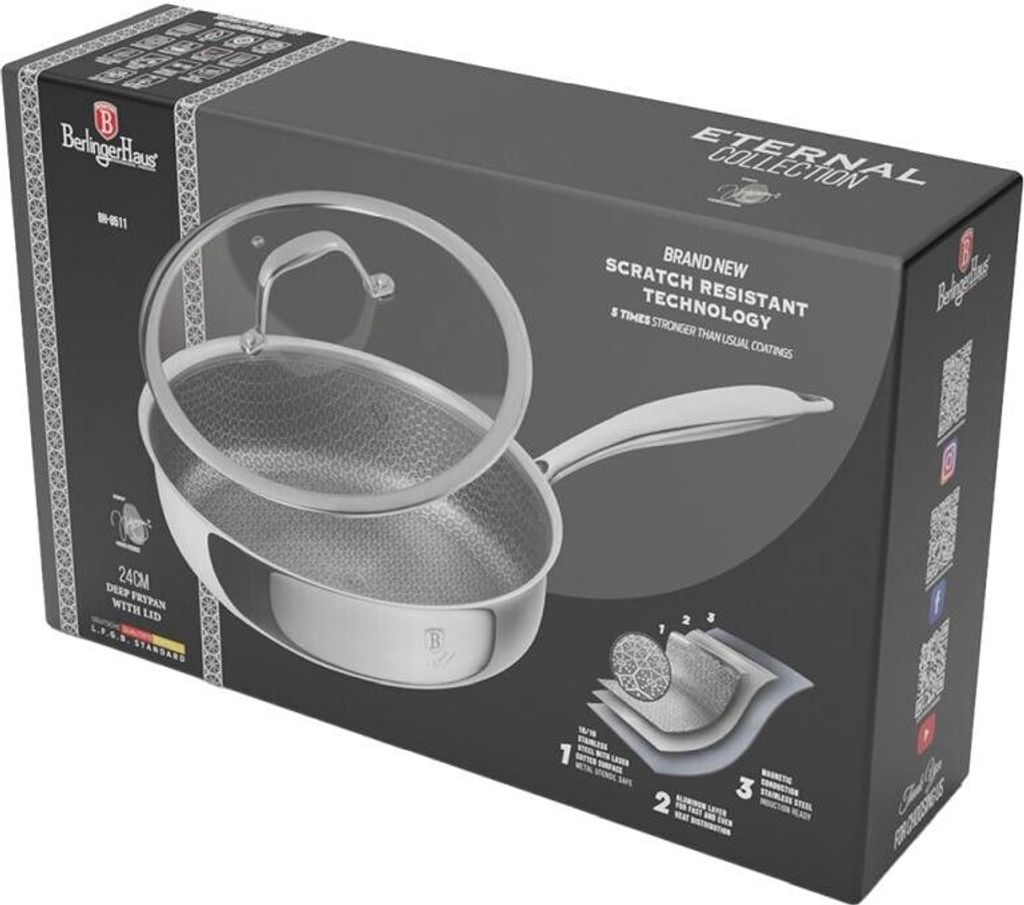 BERLINGERHAUS Hlboká panvica s nepriľnavým povrchom 24 cm Obrázok produktu 
