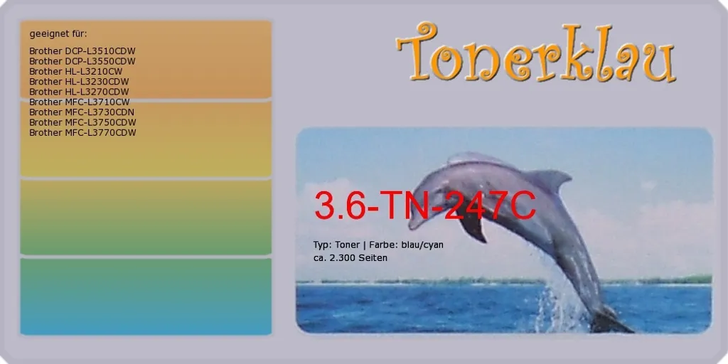 Toner Cyan TN-247C : Finissez-en avec les Traces et Imprimez Net sur Brother