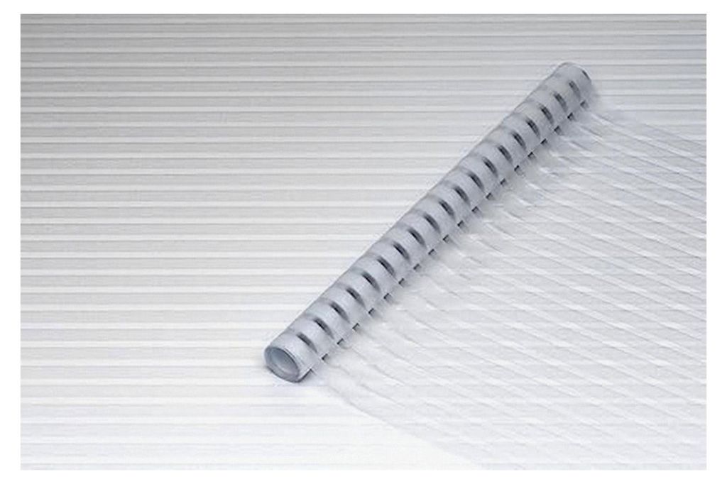 Fensterfolie Clarity - 7,5 cm x 2 m – statische Sichtschutzfolie mit modernem Muster für Glasflächen – selbsthaftend, blickdicht, dekorativ