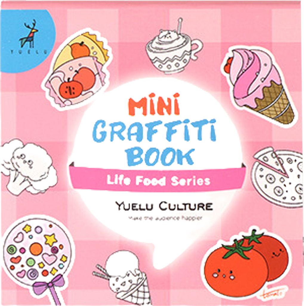 Kritzelbuch für Kinder, 5 Themen, 50 Bilder, regen die Fantasie an, tragbares Mini-Graffiti-Buch mit einfachen Mustern