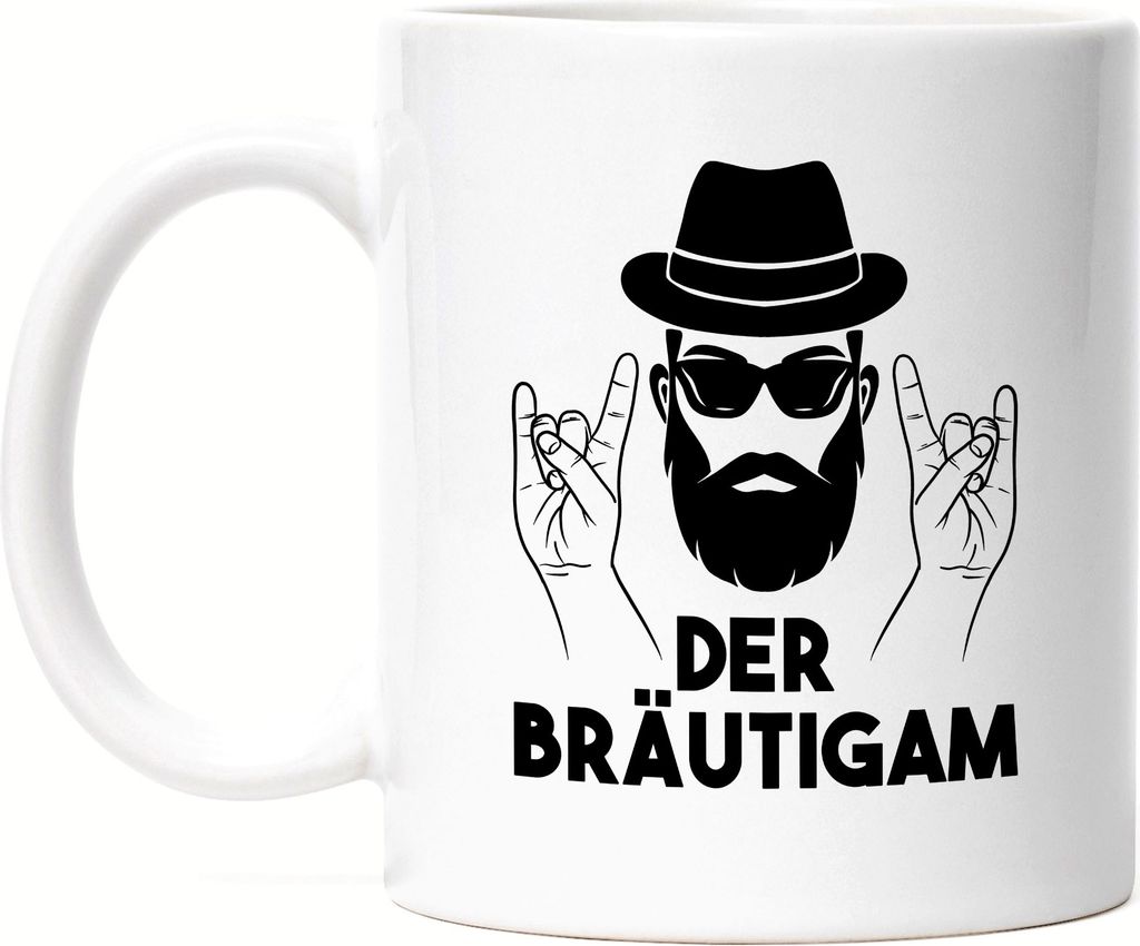 Der Bräutigam Tasse Hochzeit Heiraten JGA Standesamt Geschenk