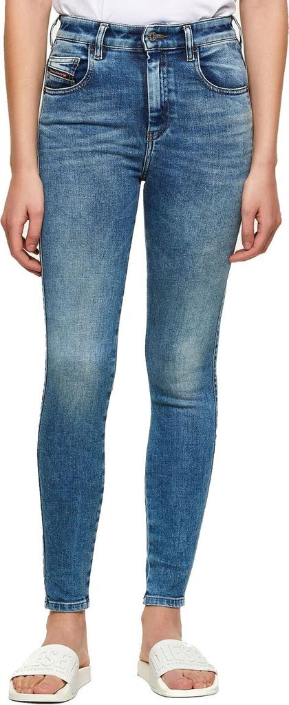 Diesel Slandy-High 009PT Damen Jeans Slim Skinny High Waist