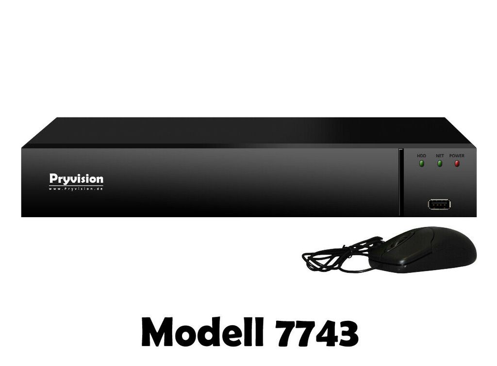 Netzwerk Video Rekorder 9 Kanal NVR Recorder H265 für IP Produktbild 