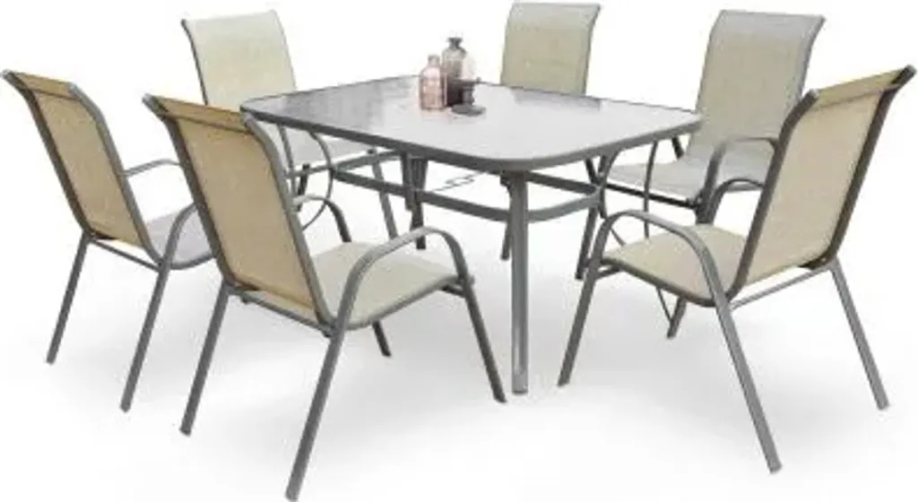 Table de jardin Mosler résistante aux UV - Table extérieure facile à laver - 10