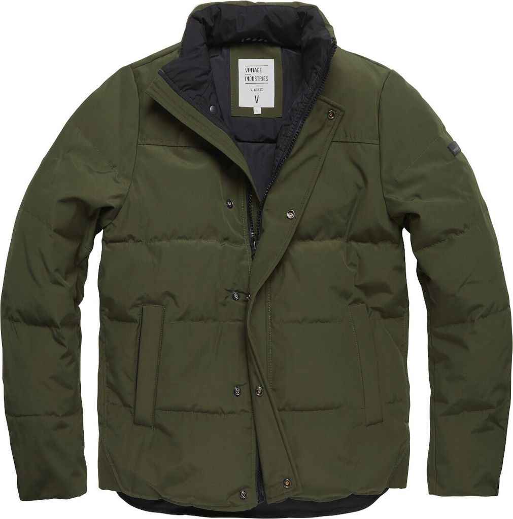 Vintage Industries Jace Jacke, oliv, S