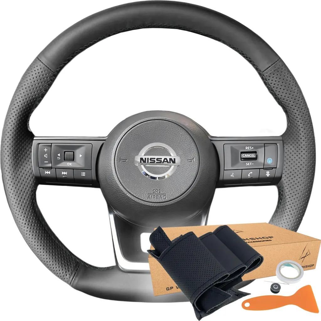 Coprivolante Elegante Nissan Qashqai J10 Tiida | Comfort in Pelle