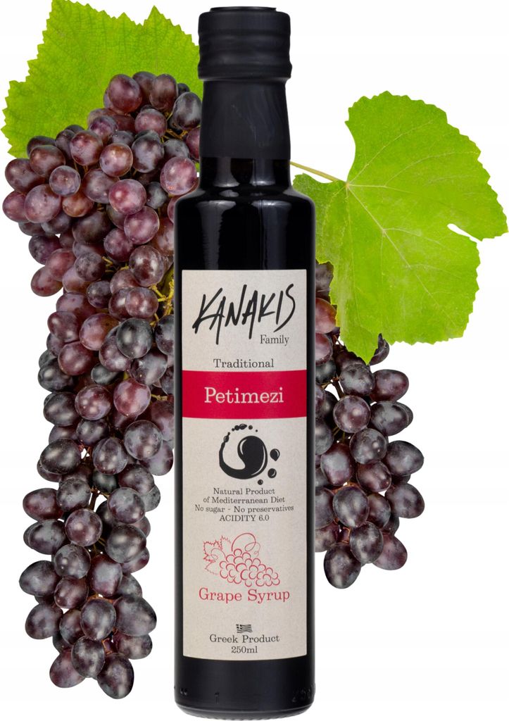 Kanakis | Traubenmelasse - 250 ML - Intensiver Süßgeschmack Produktbild 