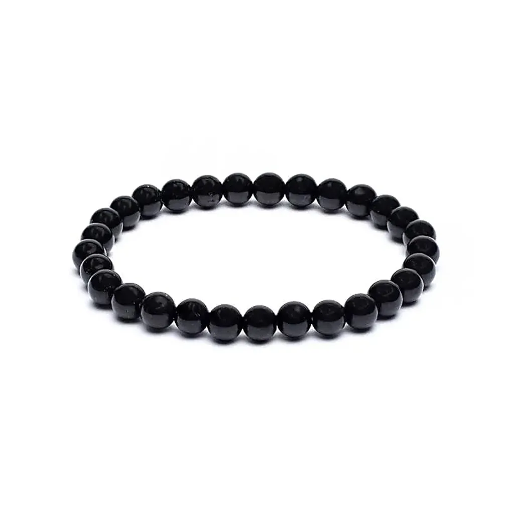 Bracelet Shungite 6mm contre le Stress - Retrouvez Équilibre et Ancrage
