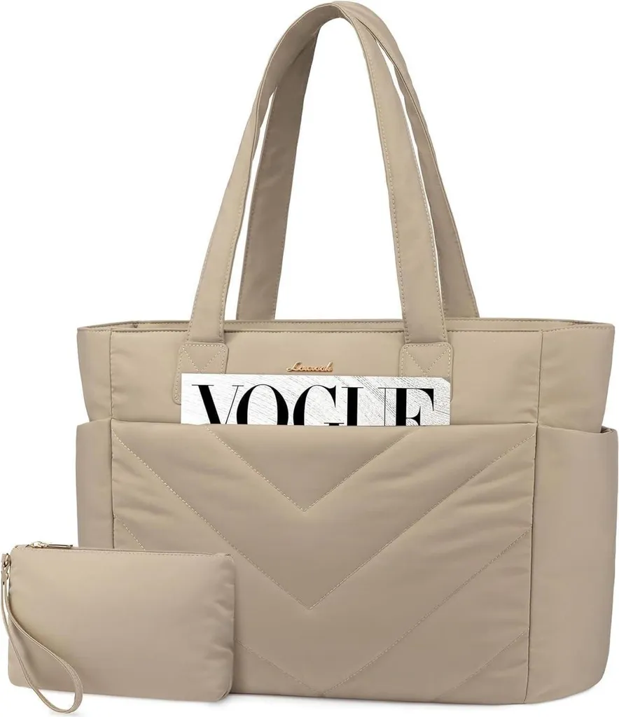 LOVEVOOK Borsa Laptop Donna: Il Must-Have Cachi per il Lavoro 15,6" - 8