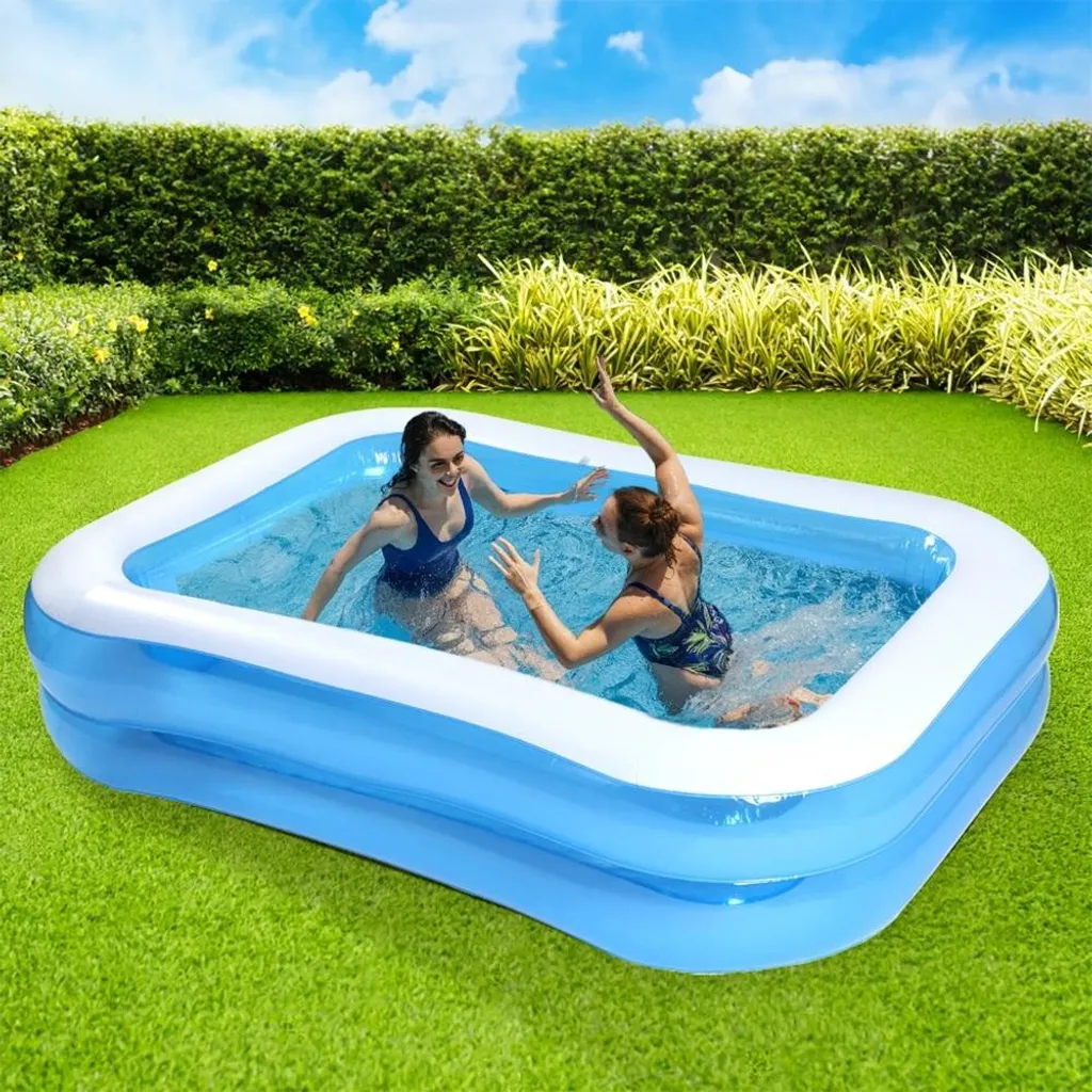 Piscine gonflable triple épaisseur robuste de grande taille pour été - 2