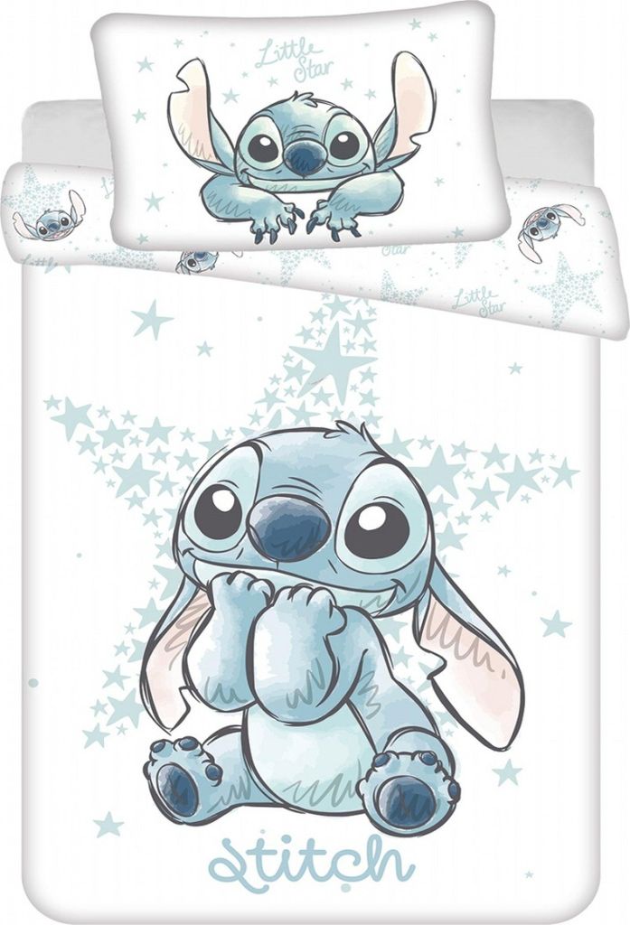Disney Lilo und Stitch Alien Babybettwäsche Bettbezug 100 x Produktbild 