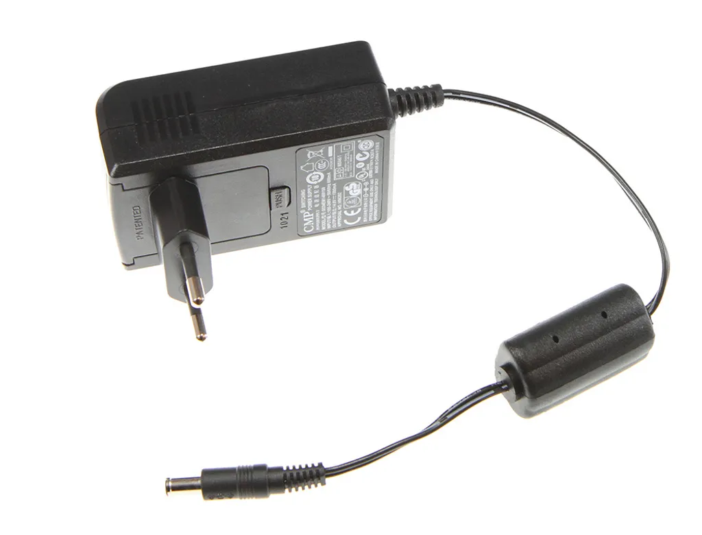 Konftel Adaptateur Secteur Noir - Alimentation d'Origine pour Terminaux