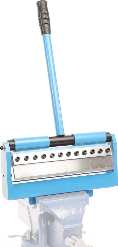 XPOtool Blechbiegemaschine 300 mm x 2,5/3 mm, max. 90° Biegewinkel, Abkantbank zum Blech Abkanten aus Stahl, Schraubstock Befestigung mit Hebel