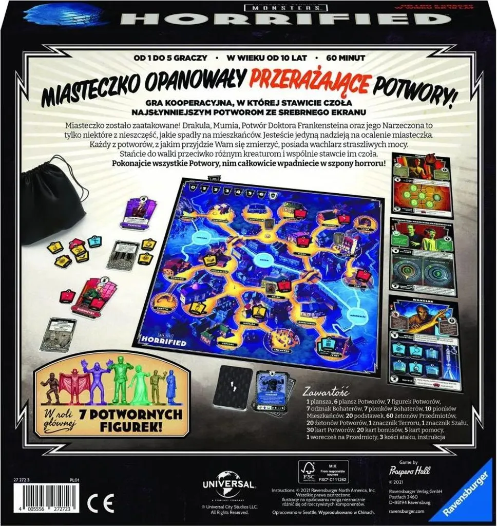 Jeu de société Horrified Ravensburger 272723 - Version Française Intégrale - 4
