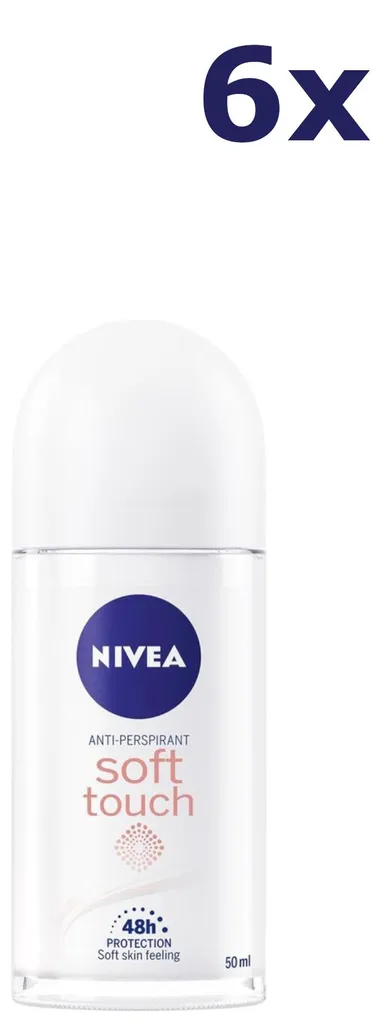 Anti-transpirant Nivea Satin Sensation - Peau Douce et Sèche Lot de 6