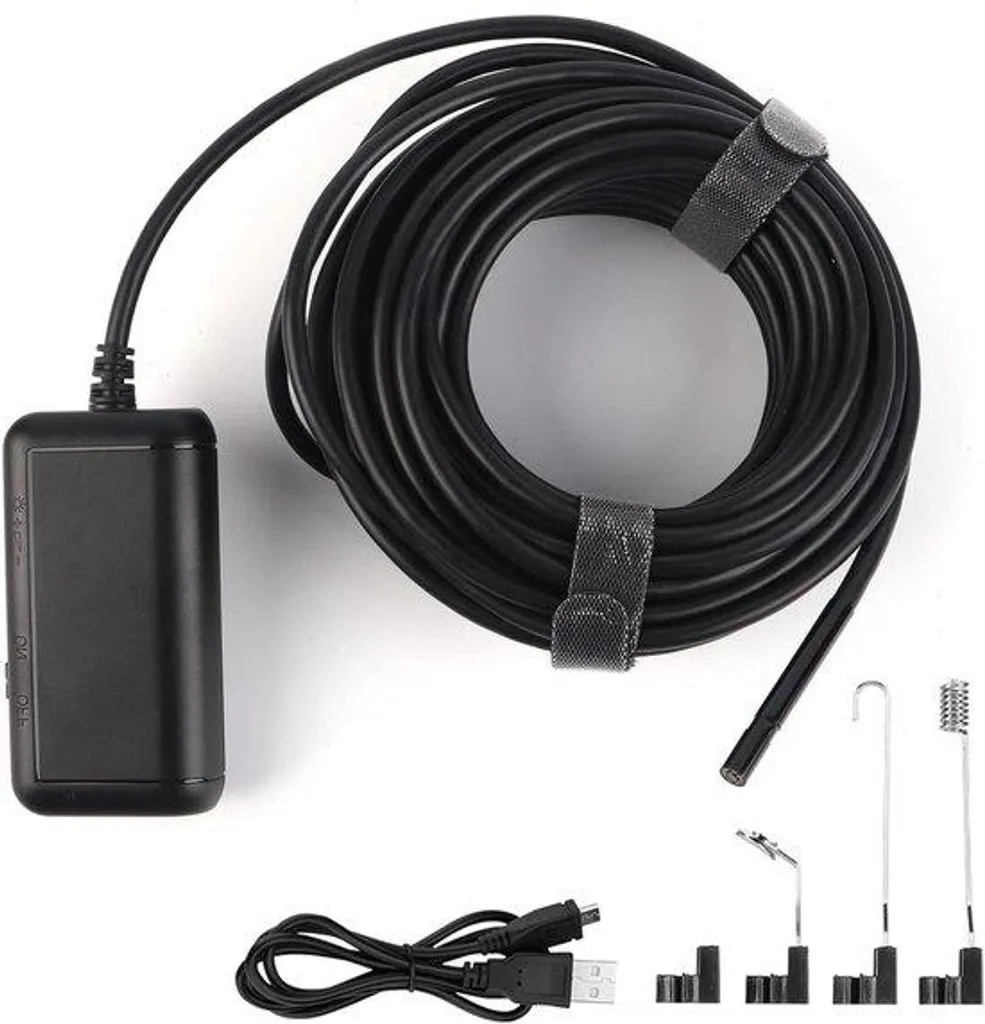 Caméra d'inspection sans fil HD pour smartphone avec lentille de 12,7 mm