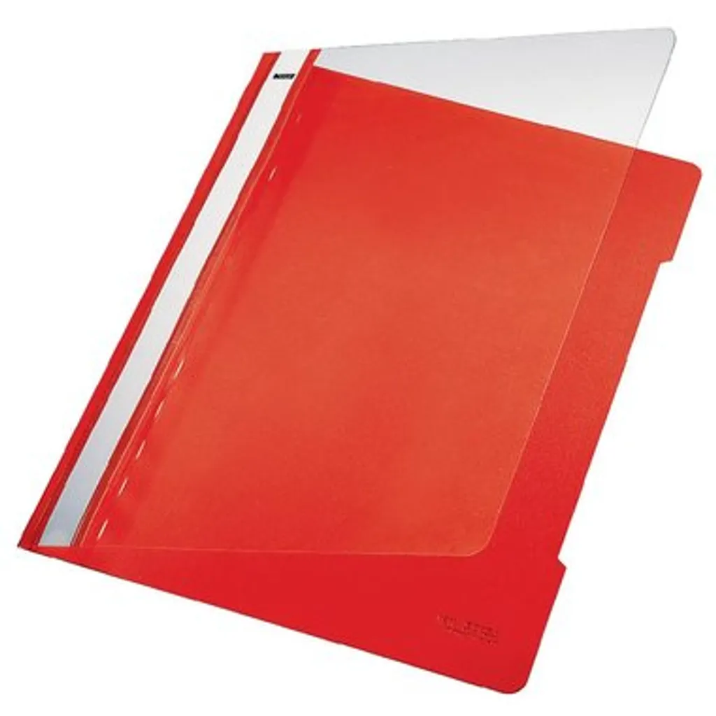 Classeur à levier format A5 Leitz 4197 rouge pour archivage compact