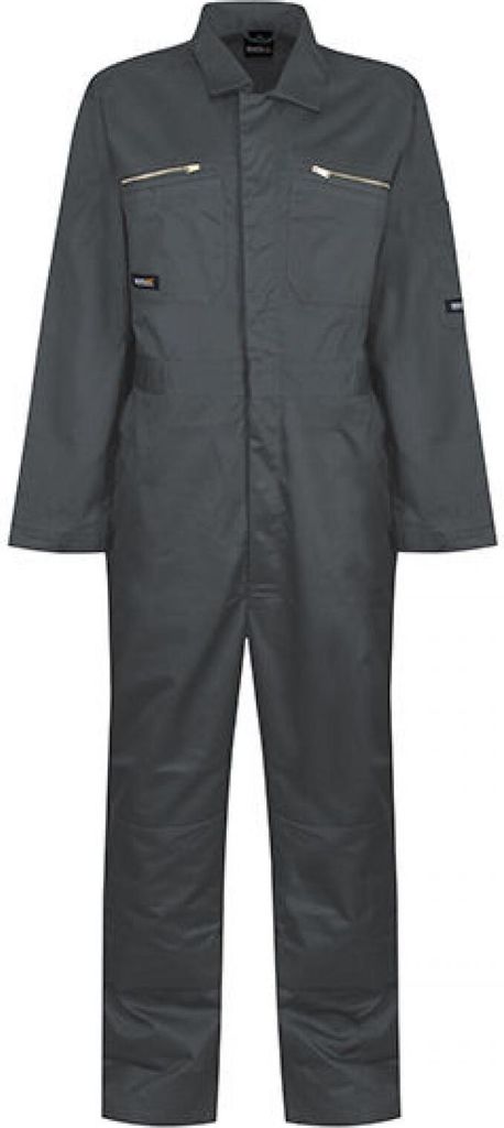 Pro Zip Fasten Coverall - Overall - Farbe: Seal Grey - Größe: S (38/33)