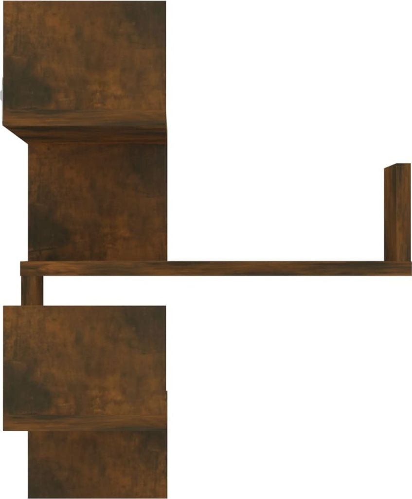 "SALE 2026"Wandregale - Braun Wand-Eckregal Räuchereiche 40x40x50cm Holzwerkstoff Stabli Möbel4435910