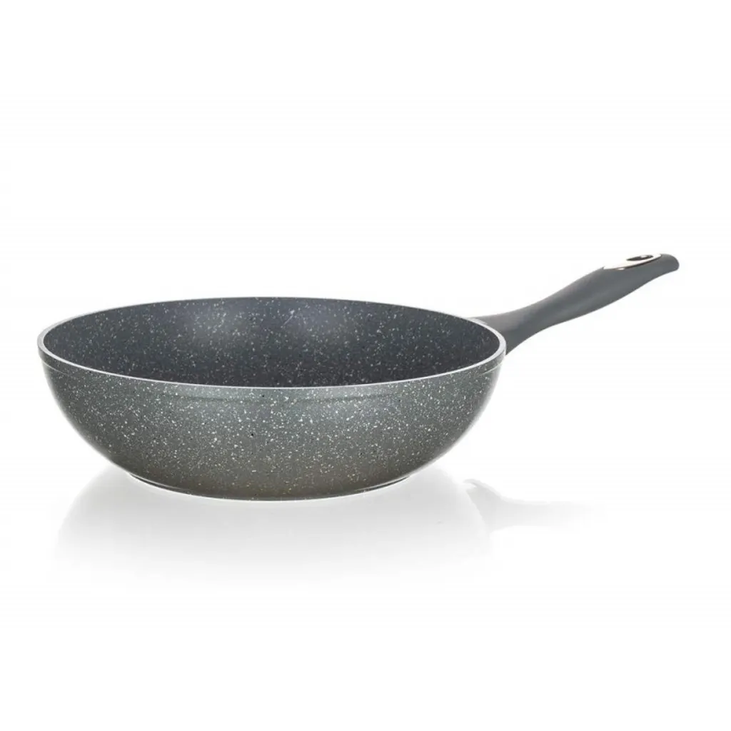 Wok BANQUET Granito Grigio 28cm - Padella Antiaderente Professionale