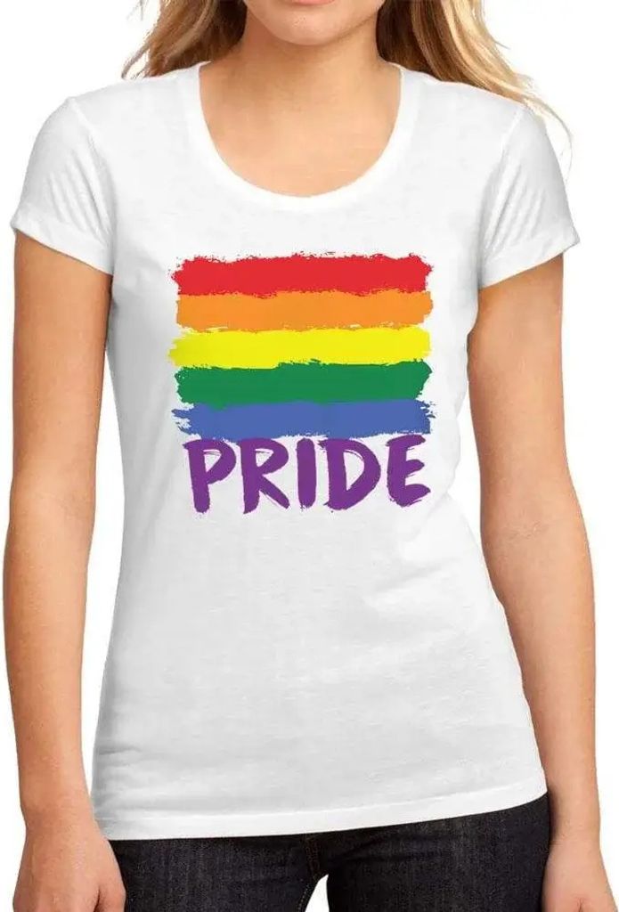 Damen Grafik T-Shirt Lgbt Stolz – Lgbt Pride – Öko-Verantwortlich Vintage Jahrgang Kurzarm Lustige Druck Geburtstag Geschenk Frau