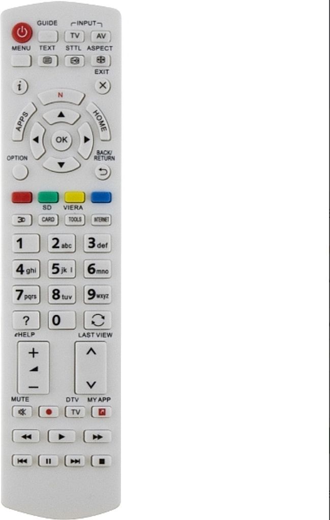 Panasonic N2QAYB000842 náhradní dálkový ovladač Obrázek produktu 