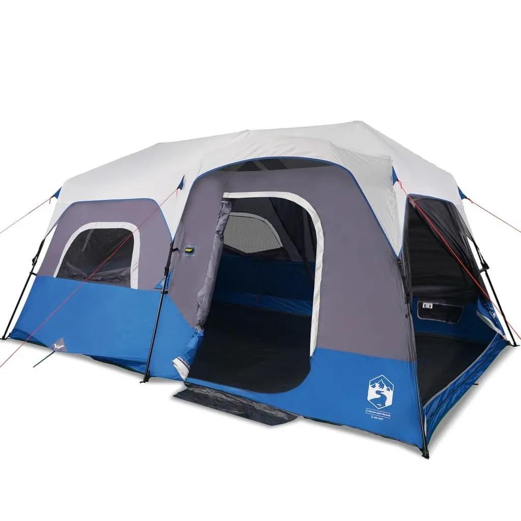 Tente de groupe 9 personnes vert clair idéale pour camping famille