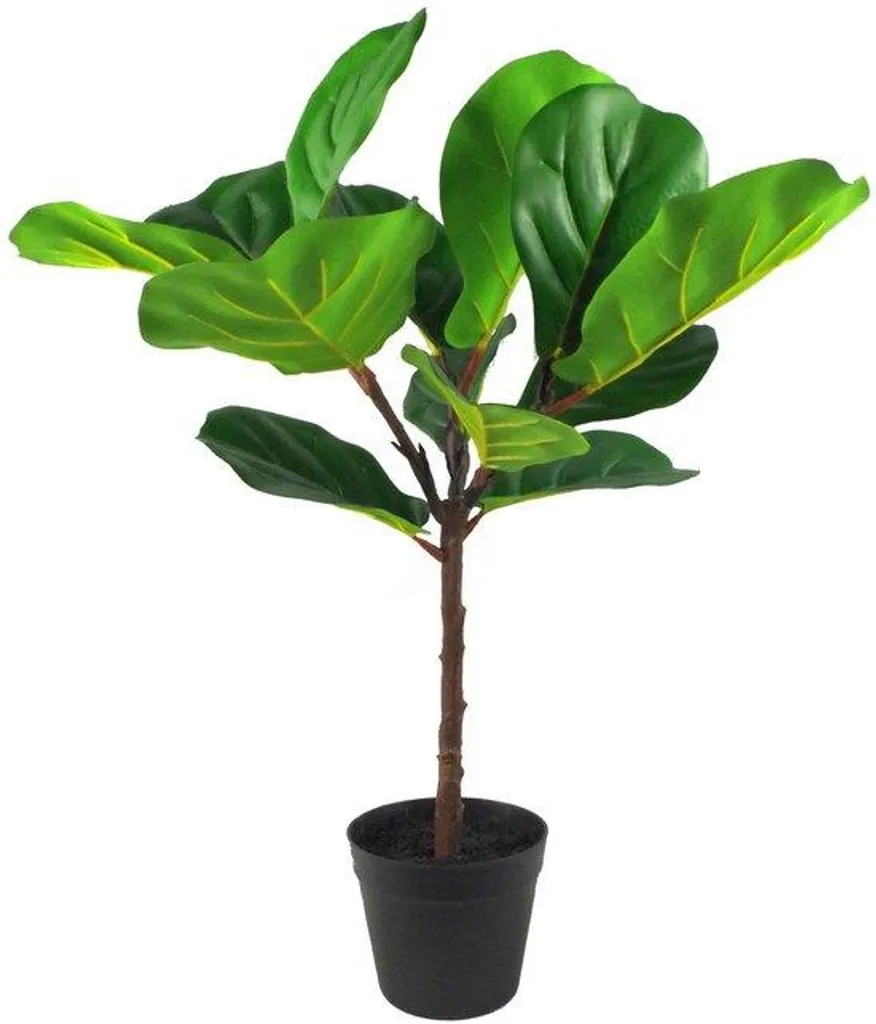 Plante artificielle tropicale design exotique 80cm feuilles larges