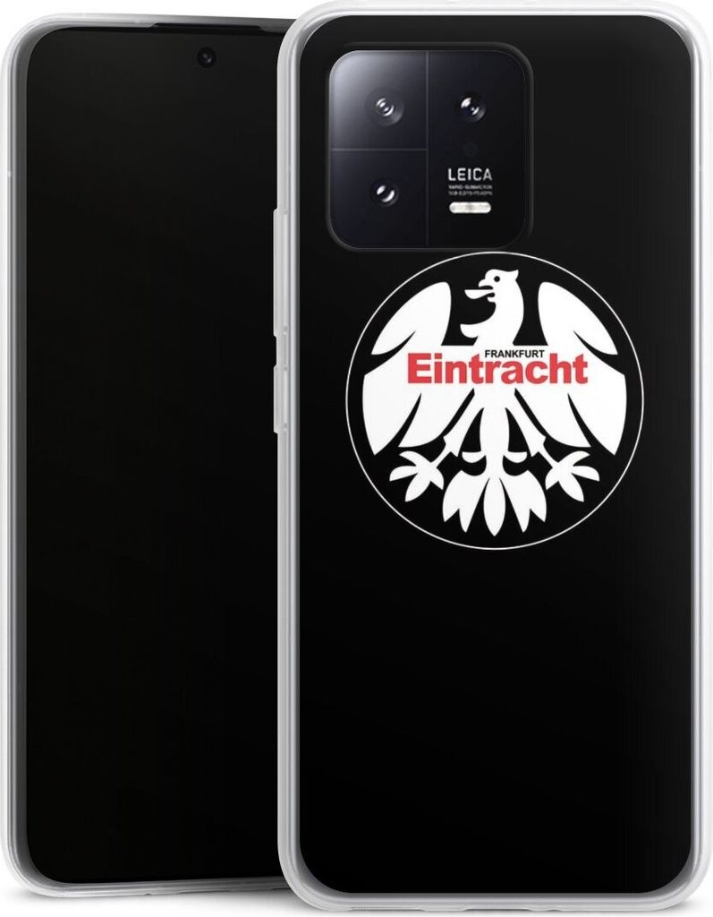 DeinDesign Slim Hülle für Xiaomi 13 Silikon Case Ultra Dünn Handyhülle Eintracht Frankfurt Offizielles Lizenzprodukt SGE