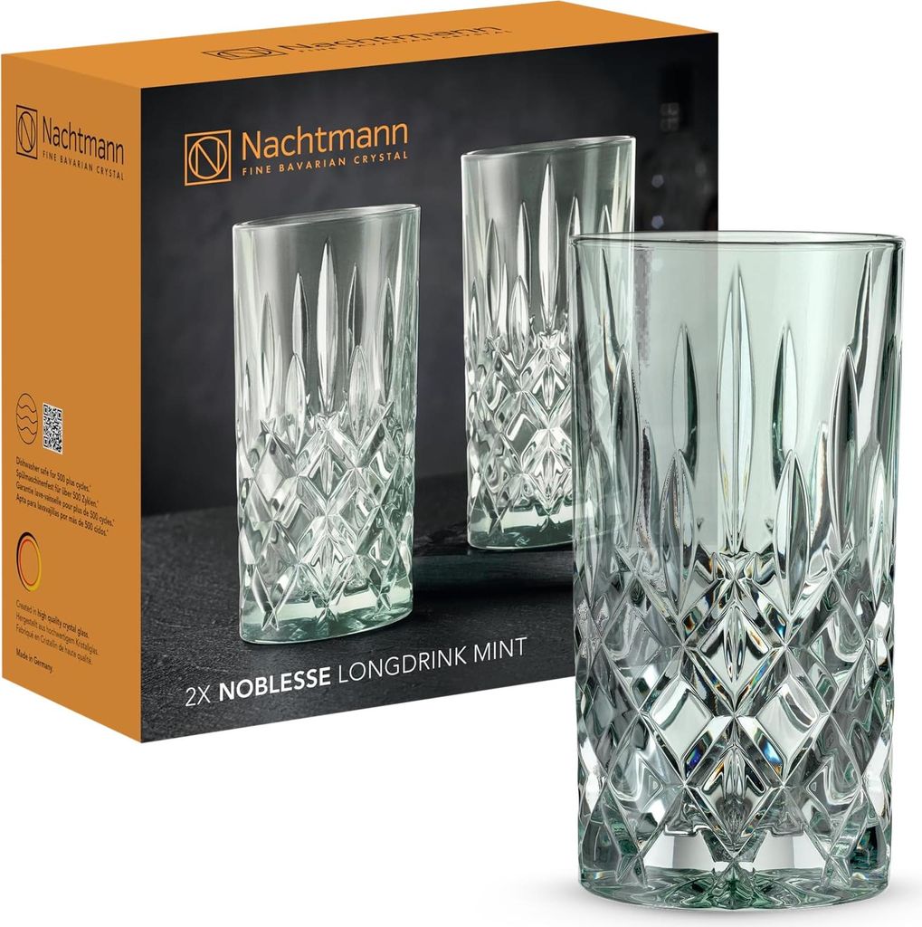 Nachtmann Longdrinkgläser Set, 2-teilig, 395 ml, Mintgrün, Produktbild 