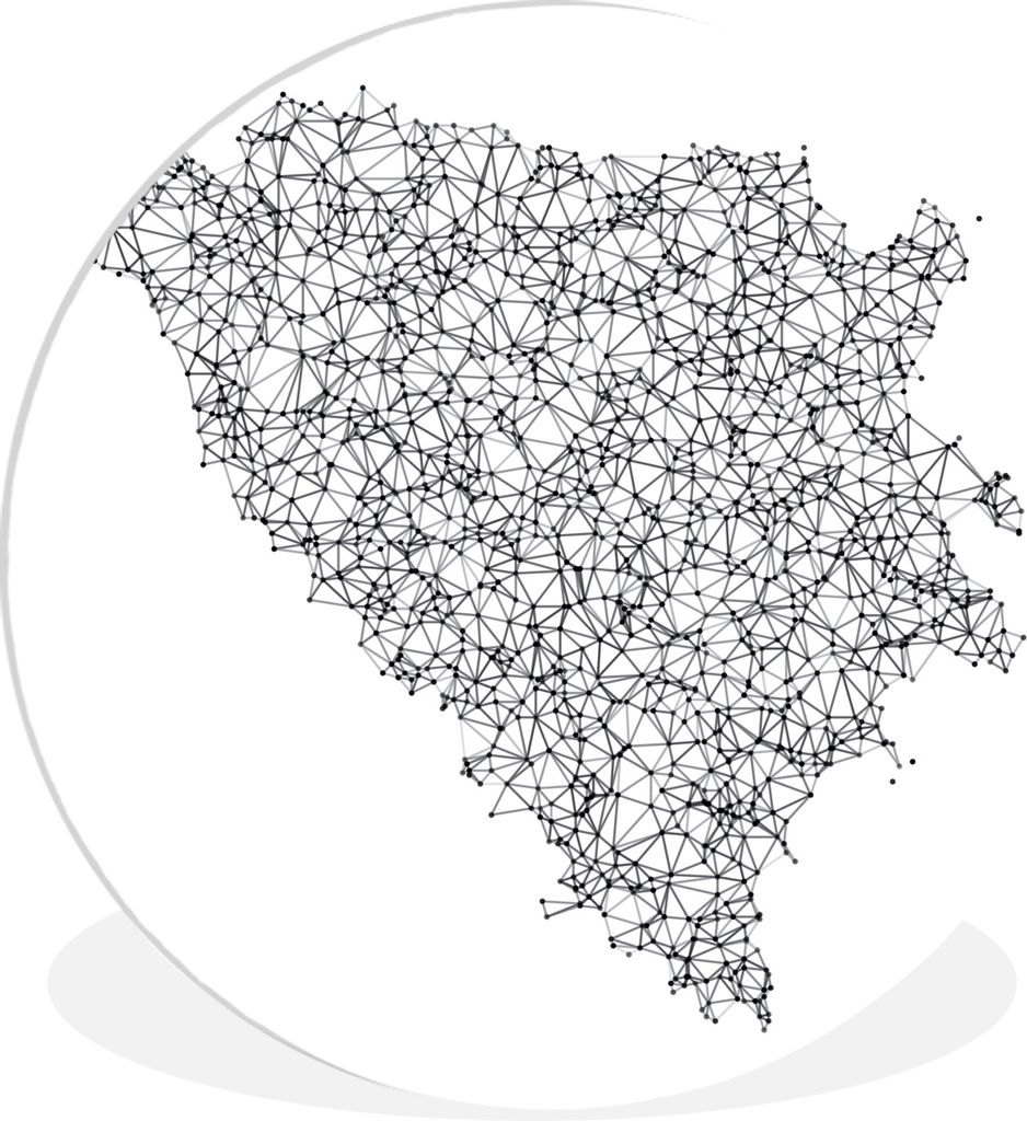 MuchoWow - Schlafzimmer - Bilder - Der Kreis - Kunst für die Wohnung - Plastik - Kunstdruck - Wandbild