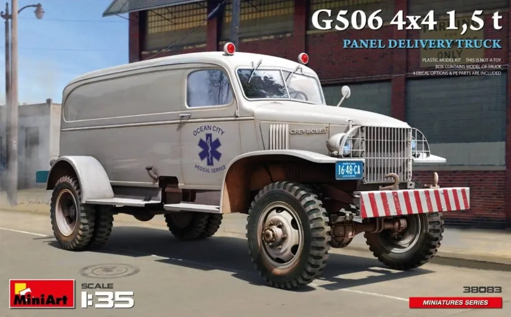 Maquette de Camion US G506 Fourgon 4x4 MiniArt 1/35 Véhicule Miniature