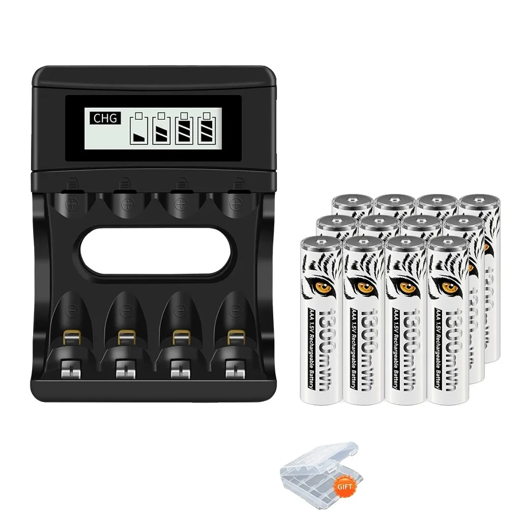 Sistema di Ricarica PALO 1.5V AAA Litio 1300mWh - Precisione LCD