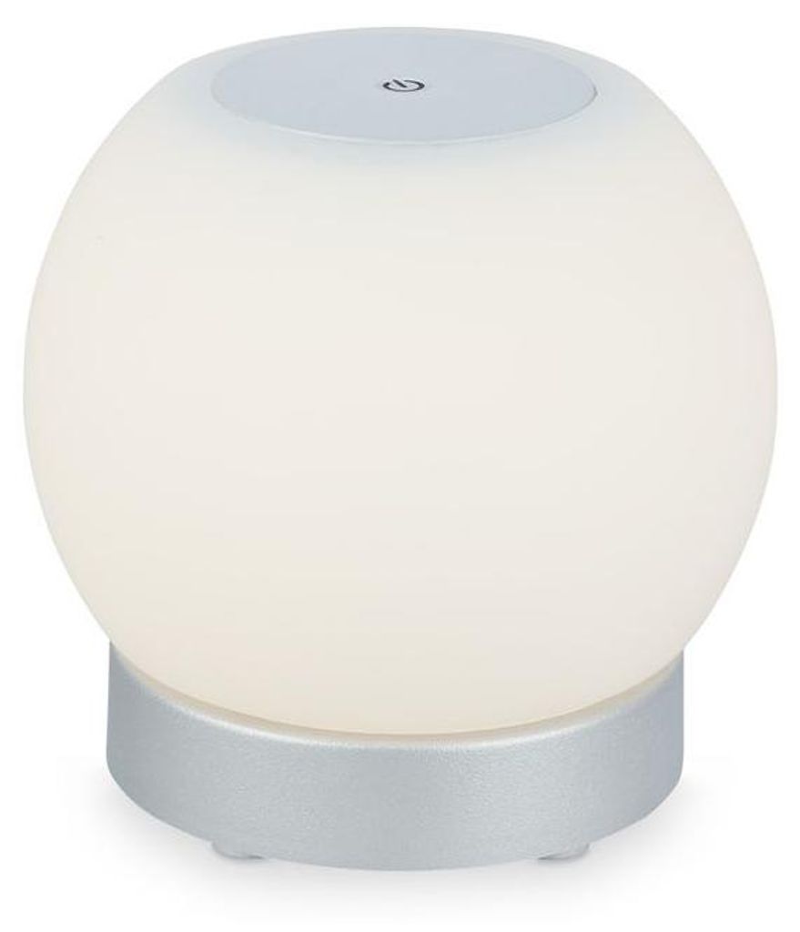 LED Tischlampe Akku Dimmbar Glas Kabellos Touchfunktion 3W Produktbild 