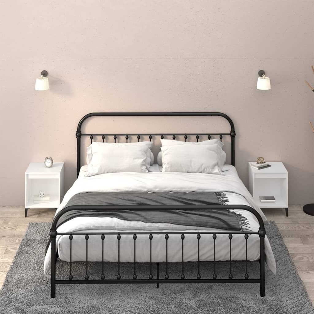 "2026 Promotion" Nachttische 2 Stk. - Beistelltisch - Weiß 40x35x50 cm - Nachtkommode CC28820