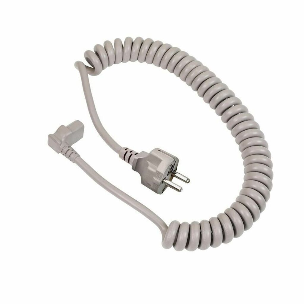 Ergotron Standard-Stromkabel - 1,80 m - Europa - für Akkuladegerät, Charger, Medizinischer Wagen - CEE 7 / IEC 60320 C13