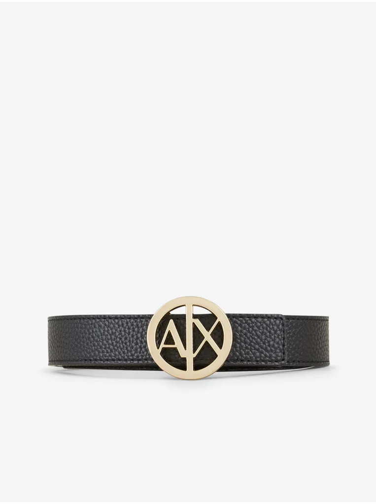 Cintura Donna A|X Armani Exchange Oro e Nero Reversibile 941118