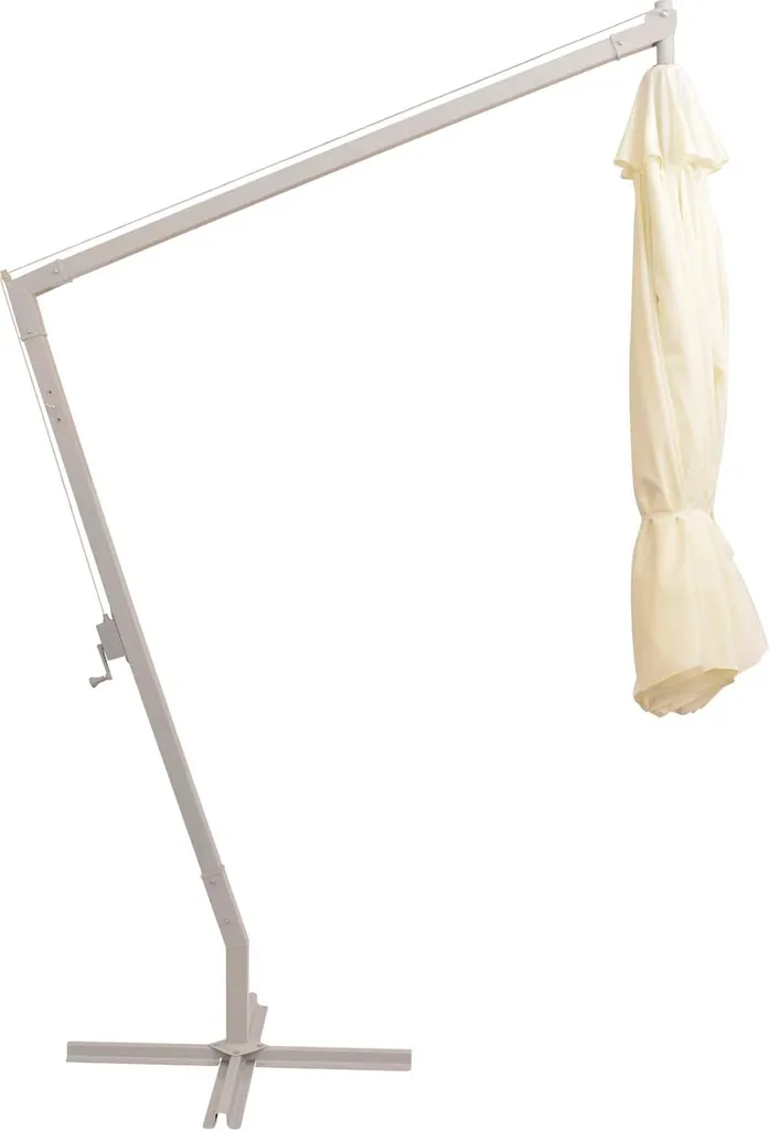 Parasols d'extérieur Beige Polyester Idéal pour Repas d'Été et Détente - 7