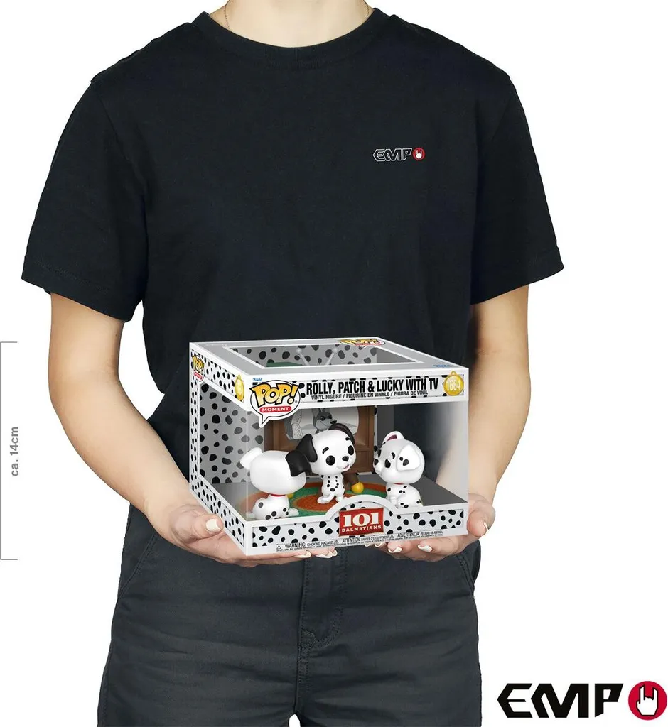 Funko POP Moment Disney 101 Dalmatiens Rolly Patch Lucky avec TV #1664 - 3