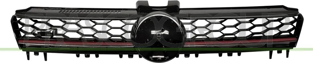 Prasco VG4022011 Grille de Calandre Golf VII OE 5G0853651AHBTU Noire