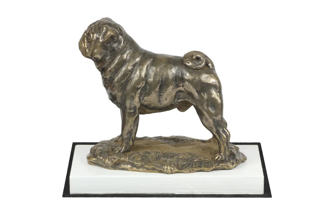Trophée Carlin pour exposition canine - Figurine décorative Art Dog - 2